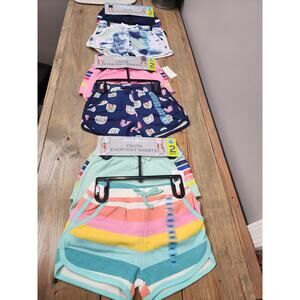 Eddie Bauer Kids Girls Youth Everyday Shorts 6 Pair Size S 6/6X